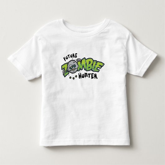 Toekomstige Zombie Hunter Toddler T-Shirt (Voorkant)