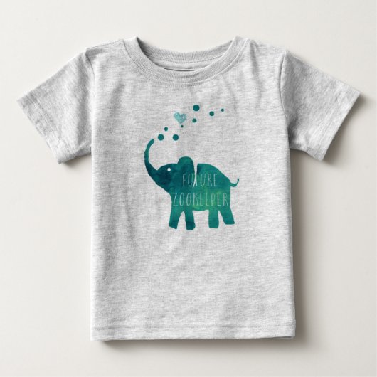 Toekomstige Zookeeper Elephant Toddler Lange-hoes (Voorkant)