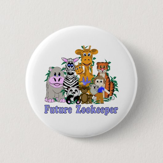 Toekomstige Zookeeper Ronde Button 5,7 Cm (Voorkant)