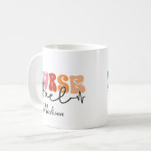 Toekomstige zuster-cadeautjes voor leerlingen van  koffiemok (Voorkant links)