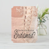 Toekomstige zuster in de wet kaart (Staand voorkant)