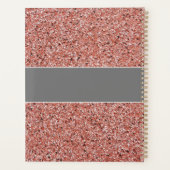 Toekomstige zuster Stethoscoop roze glitter gepers Planner (Achterkant)