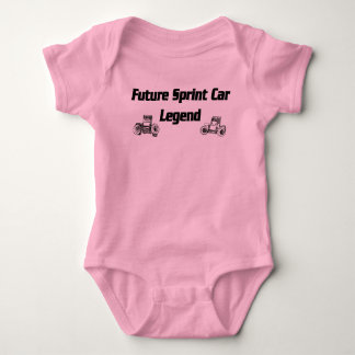 Toekomstige zwart-wit Legend roze Romper