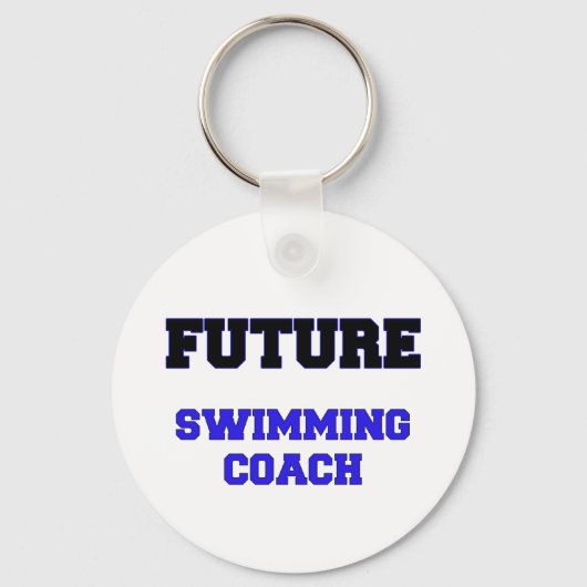 Toekomstige zwemcoach sleutelhanger (Voorkant)