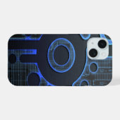 Toekomsttechnologie iPhone 15 Case (Achterkant horizontaal)