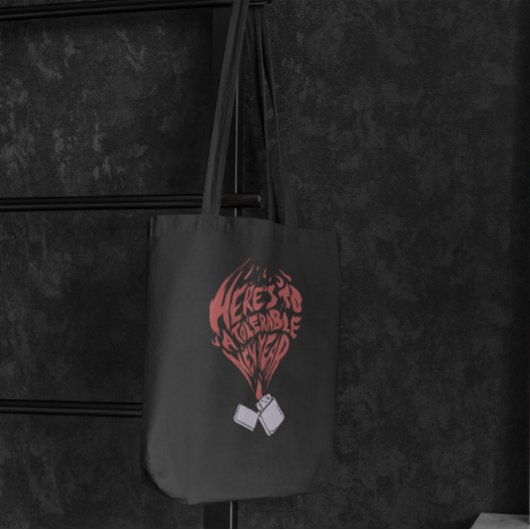 Toelaatbare anti-nieuwjaarsofferte tote bag