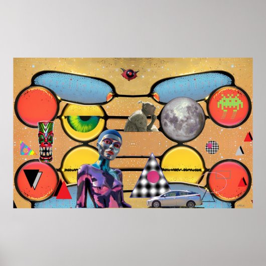 Toelatingscollage Poster (Voorkant)