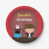 Toeleveringen van Magische Kinder feestdagen voor  Papieren Bordje (Voorkant)