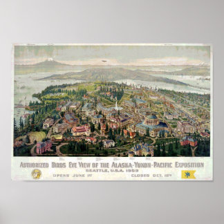 Toelichting Alaska-Yukon-Pacific, 1909 Poster