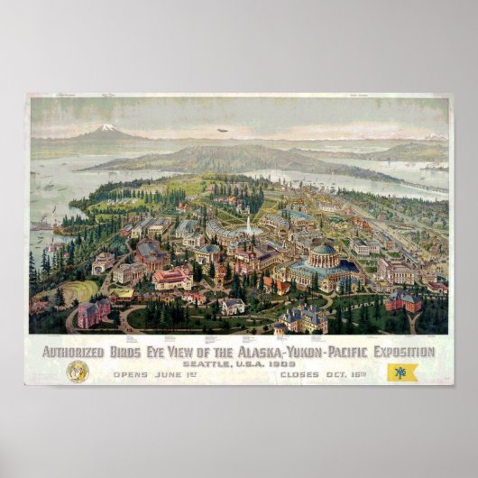 Toelichting Alaska-Yukon-Pacific, 1909 Poster (Voorkant)