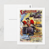 Toelichting bij de Locomotion 1895 - Parijs -  Briefkaart (Voorkant / Achterkant)