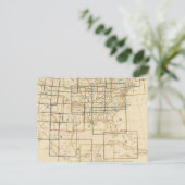 Toelichting indexoverzicht van de in de atlas gebr briefkaart (Staand voorkant)