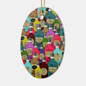 Toelichting: Magische Potie Apothecaire Tonische f Keramisch Ornament (Links)