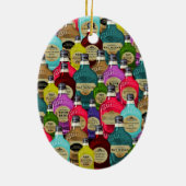 Toelichting: Magische Potie Apothecaire Tonische f Keramisch Ornament (Achterkant)