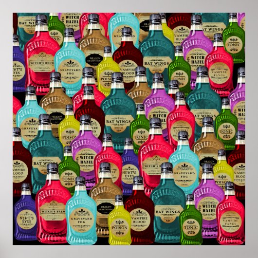 Toelichting: Magische Potie Apothecaire Tonische f Poster (Voorkant)