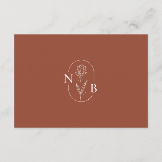 Toelichting op de mooie woorden over de bruiloft v informatiekaartje (Achterkant)