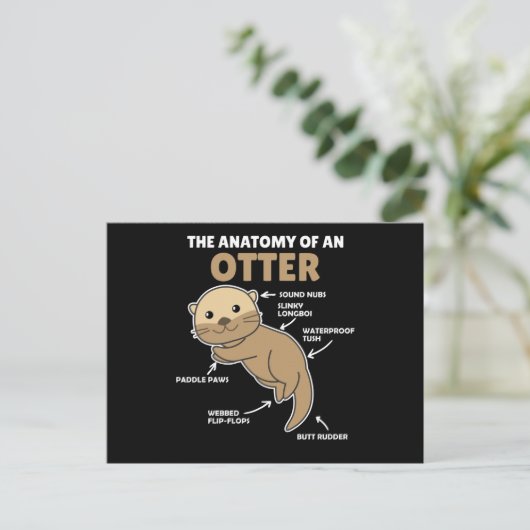 Toelichting ter vervanging van een otter briefkaart (Staand voorkant)