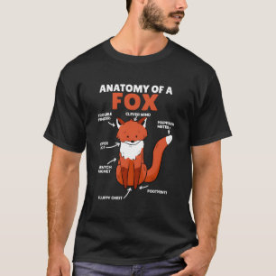 Toelichting van een vos door Cute Fox T-shirt
