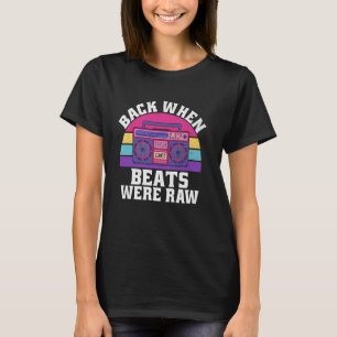 Toen Beats Raw 90s Hip Hop waren T-shirt