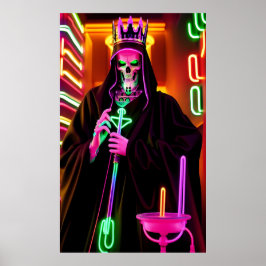 Toen de dood koning Ken Gage Art was Poster