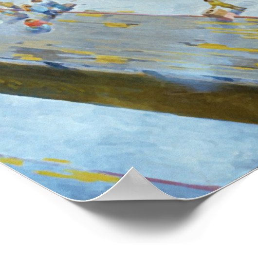 Toen de Levees Broke van David Russell Poster (Hoek)