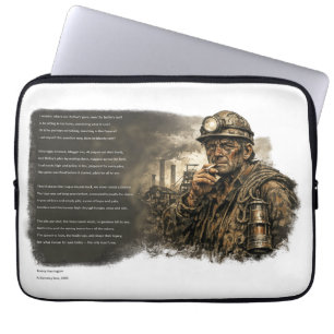 Toen de mijnen verstomden laptop sleeve