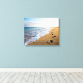 Toen droeg ik je. 14x11 canvas afdruk (Insitu (Houten vloer))