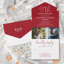 Toen en nu 2 foto 40e bruiloft Jubileum