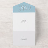 Toen en nu 2 foto 60e bruiloft Jubileum All In One Uitnodiging (Buitenkant)