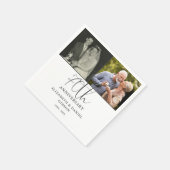 Toen en Nu 2 Foto 70ste Huwelijksverjaardag Servet (Hoek)