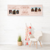 Toen en nu Photo Collage Graduation Party Spandoek (Insitu)