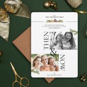 Toen en nu vakantie fotokaart kaart