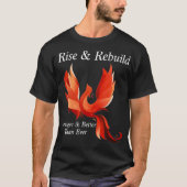 Toen en verbouwen van Phoenix Bird Firebird T-shirt (Voorkant)