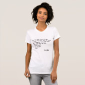 Toen gingen de dichters naar God T-shirt (Voorkant volledig)