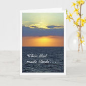 Toen God de Dads maakte, gooide hij de Mold weg Kaart (Gele Bloem)