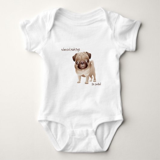 Toen God de pugs maakte Romper (Voorkant)