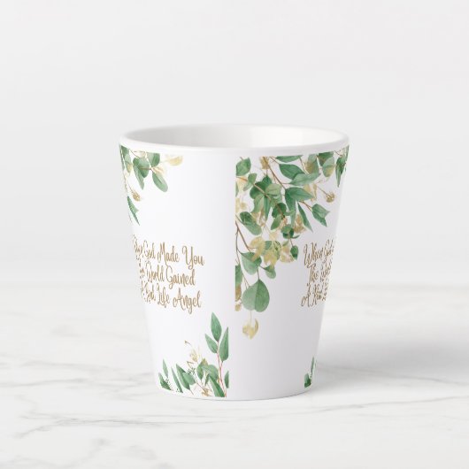 Toen God je maakte, kreeg de wereld een echte enge Latte Mok (Voorkant)