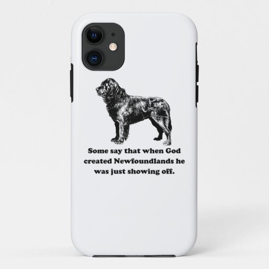 Toen God Newfoundlands Creëer Case-Mate iPhone Case (Achterkant)
