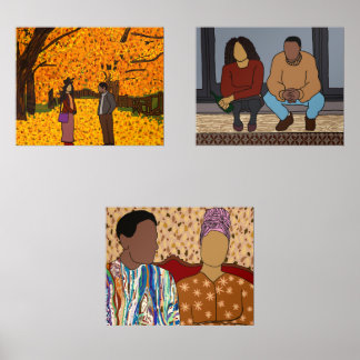 Toen Hakeem met Sade Art Print Set