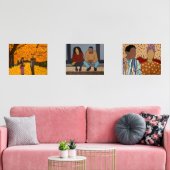 Toen Hakeem met Sade Art Print Set (Woonkamer)