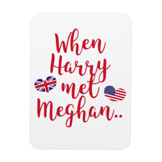 Toen Harry Meghan ontmoette | Fun Royal Wedding Magneet
