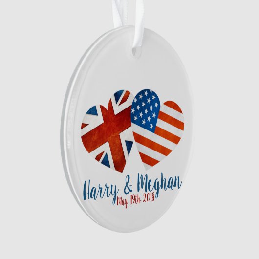 Toen Harry Meghan ontmoette Ornament (voorkant)