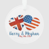 Toen Harry Meghan ontmoette Ornament (achterkant)