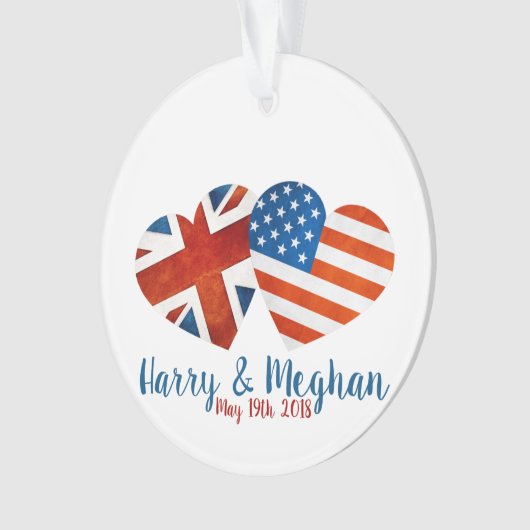 Toen Harry Meghan ontmoette Ornament (voorkant)