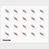 Toen Harry Meghan ontmoette Ronde Sticker (Vel)