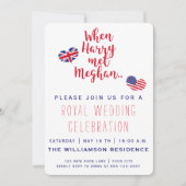 Toen Harry Meghan ontmoette | Uitnodiging voor kon (Voorkant)