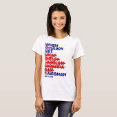 Toen Harry ontmoette Meghan Royal Wedding Quirky M T-shirt (Voorkant volledig)
