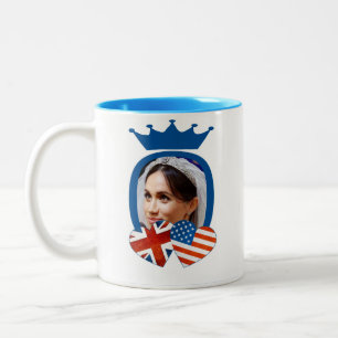 Toen Harry trouwde met Meghan Tweekleurige Koffiemok
