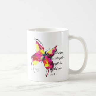 Toen hij dacht dat zijn wereld voorbij was... koffiemok