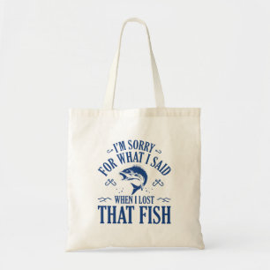 Toen ik die vis kwijt was tote bag